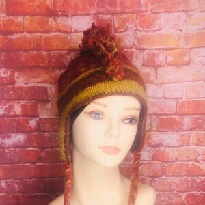 Colorful Made in Nepal
Wool Mohawk Earflap Hat